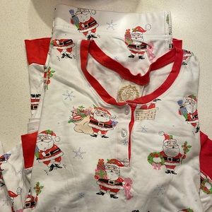 TBBC Womens Wine Down Christmas Pajamas GUC